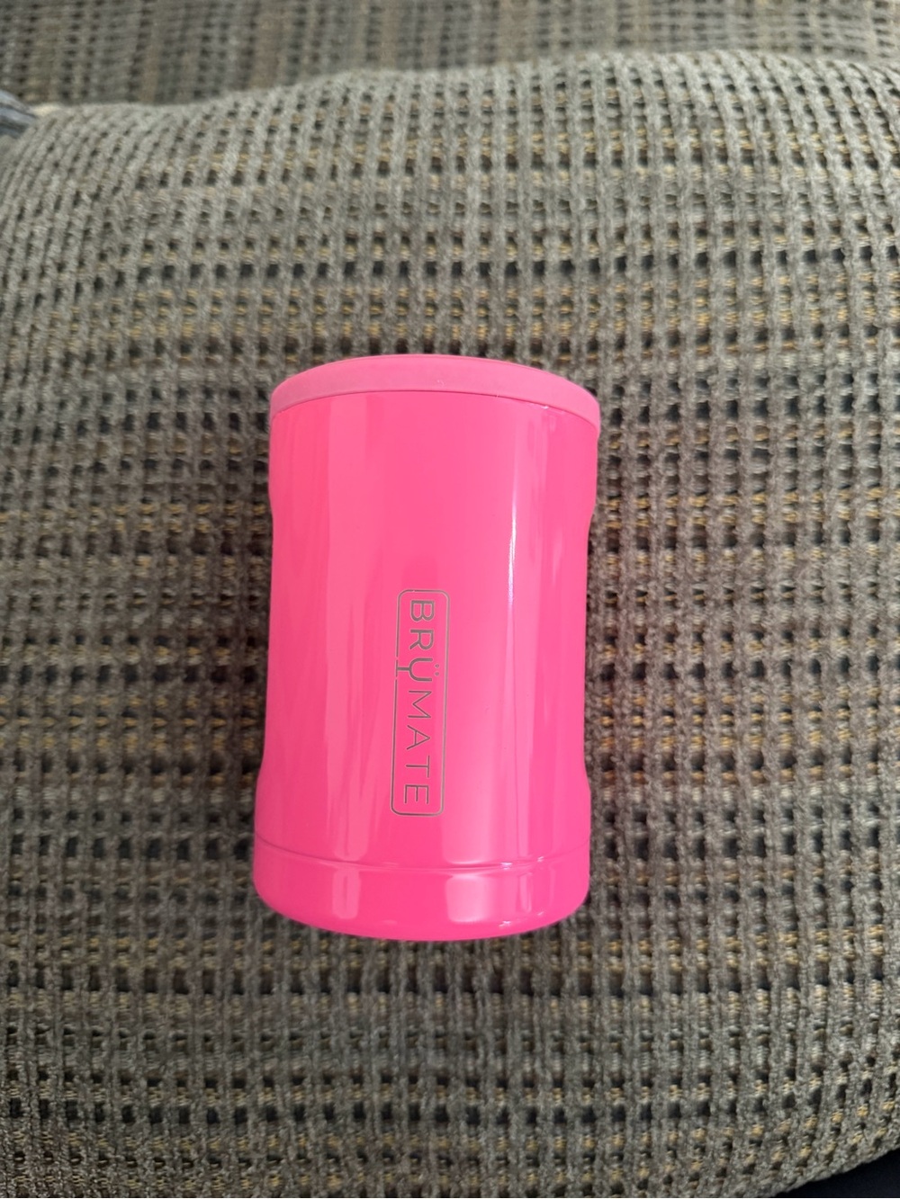 Pink Insulated Can Cooler - Hot Pink